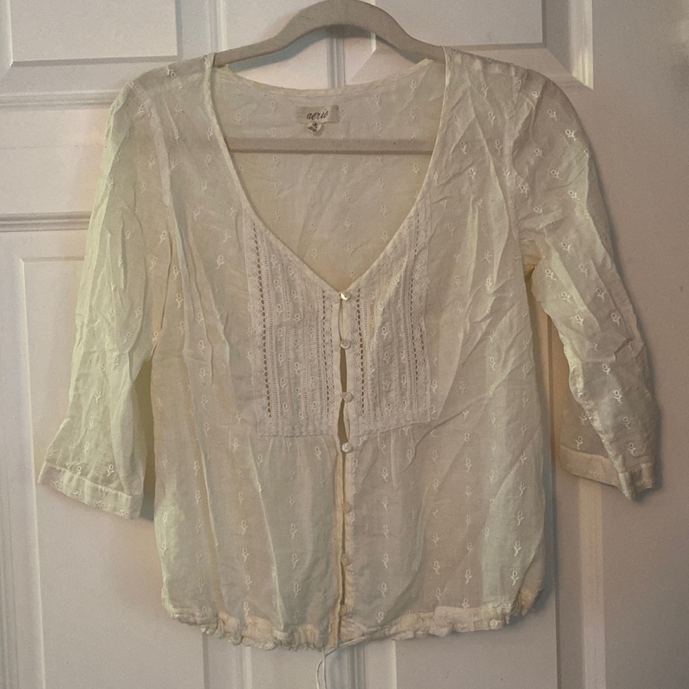 Aerie Sheer Blouse